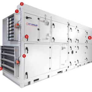 Air Handling Units with in-built desiccant dehumidifier